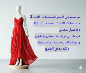 تم تخفيض السعر للمجسمات  العدد 3   مستعملات يتم البيع مع بعض  الثلاث المجسمات  ب10   وتوصيل مجاني