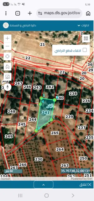Residential Land for Sale in Irbid Hatim village