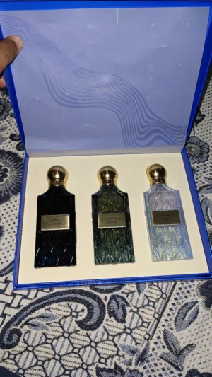 IBRAQ Diamond  Collection 3  Spsnish Leather  Black diamond Insane and Blue diamond aqua 75ml