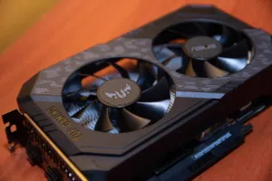 ASUS TUF Gaming GTX 1650 SUPER 4GB نسخة التبريد القوي بحالة ممتازة