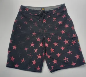 شورت Carhartt WIP أصلي - Board Short - XS - نجوم وردي - سباحة/شاطئ