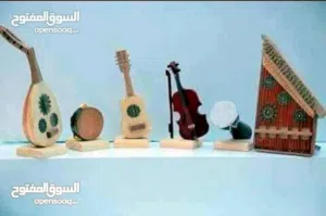 طقم موسيقى خشبي يدوي