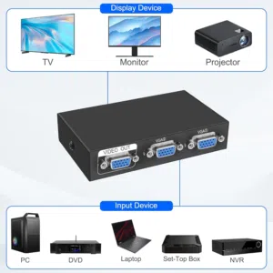 VGA Splitter 1 Input 2 Output
