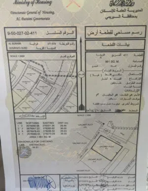 Residential Land for Sale in Buraimi Al Buraimi