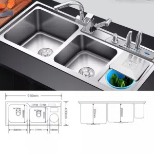 مغسلة المطبخ والمطاعم Kitchen and restaurant sink