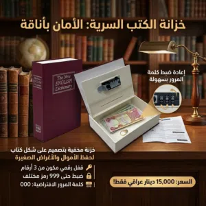 خزنة سرية على شكل كتاب