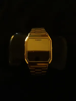 ساعة كاسيو ذهبية