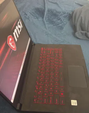 لابتوب جيمنجmsi g65، كرت شاشة 3060 بطارية 99% gaming laptop msi g65 perfect condition for sale!!!!