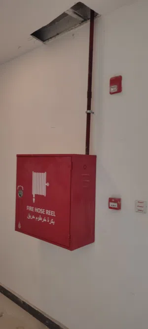 خرطوم حريق كاشف حساس حريق اجهزة سلامة عامة تركيب وصيانة