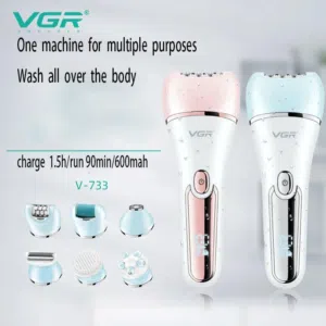 ألة ازالة الشعر VGR والمساج والعناية بالجسم 6 في 1