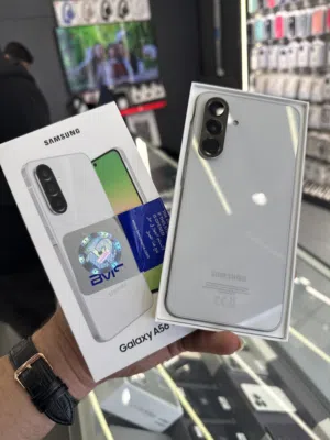 Samsung A56 12/256gb lightgray استخدام بسيط جدا كفالة الوكيل الرسمي bms استخدام شهر بس
