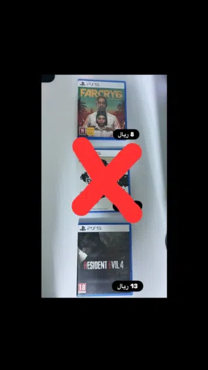 اشرطة بلستيشن 5 للبيع او للبدل
