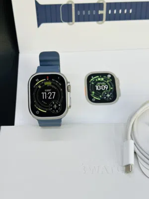 Apple Watch Ultra 3 49mm natural titanium under 7 months warranty  with box and cable 100% battry