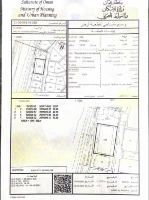 Residential Land for Sale in Muscat Al-Hail