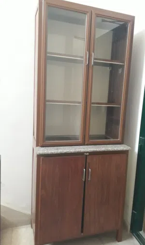 دولاب مطبخ المنيوم نضيف بالسالميه