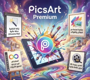 اشتراك بيكس آرت PicsArt Premium - سنه كامله اشتراك تصميم وتحرير الصور بالذكاء الاصطناعي
