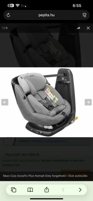 كرسي سيارة ماركة Maxi-Cosi AxissFix Plus 360