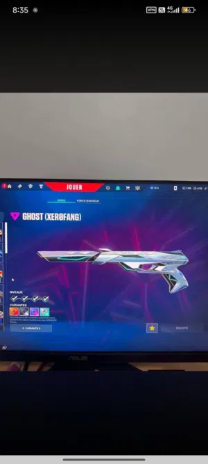حساب فالورانت لقطة (Valorant Stacked Account)  سكنات نادرة (Champions 2025) + Reaver + Xerofang
