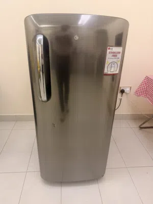 LG Refrigerator 185L Single Door – Silver