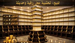 تخشيبه محل راقيه للبيع تخشيبه محل جمله سوبر وحديثه