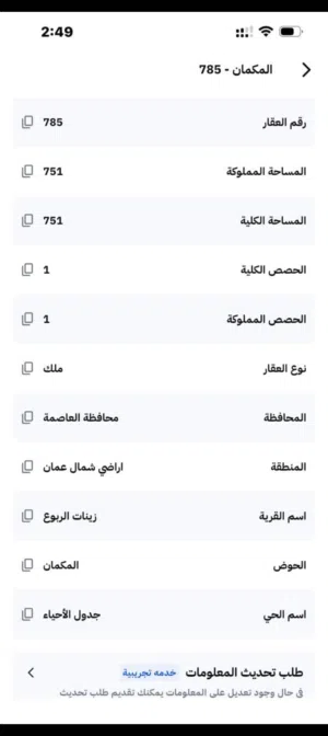 ارض للبيع مميزة بشفا بدران