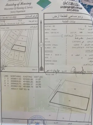 ارض سكنية في صحم
