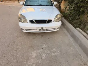 دايو نوبيرا بحالة ممتازة دهان جديد كوشوك جديد بطارية السيارة شغلوامشي تحتاج بعض الصيانات الخفيفة جدا