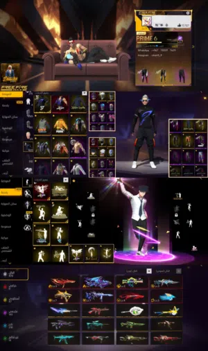Free Fire Accounts and Characters for Sale in Sana'a