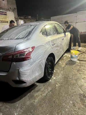 محطه غسل سيارات للبيع مع كافه المحلحقات