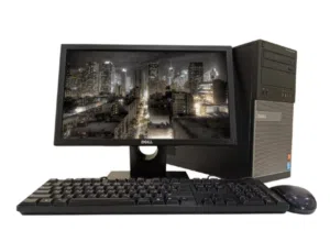 كمبيوتر مكتبي حجم وسط مع جميع المرفقات