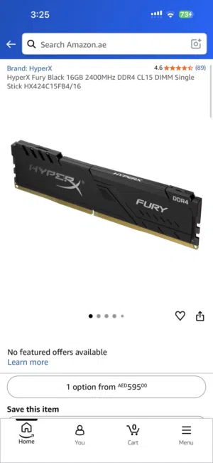 Ram 16gb  HuberX