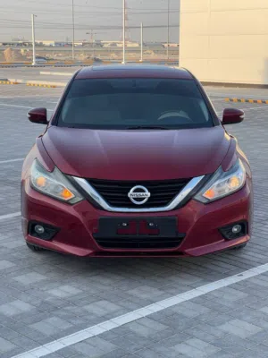 نيسان ألتيما 2.5 احمر بيج 2018 خليجي Nissan Altima 2.5 Red 2018 GCC مواصفات خليجى SPEC GCC