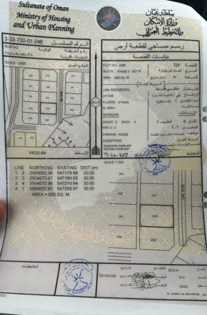Residential Land for Sale in Al Batinah Rustaq