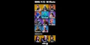 حساب فورت نايت مميز (سكن هافوك Havoc + فأس الريبر) حزمة Twitch 1