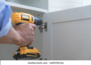 kitchen furniture and wooden aluminium door cabinet fix repair and