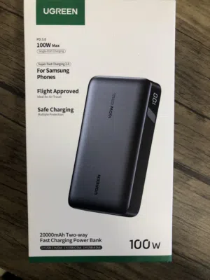 Power bank UGREEN 100w 20000mAh Two-way fast charging