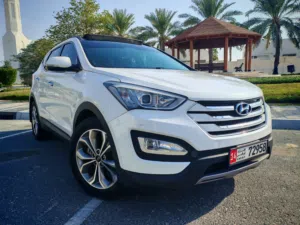 Hyundai SantaFe AWD 2015 GCC Panormic Roof (Vrey Low Millge / Free of Accdent)