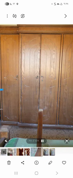 غرفة نوم كامله تفصيل بحالة جيده