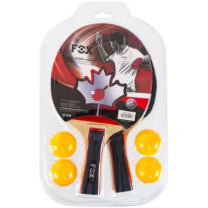 طقم مضارب تنس طاولة فوكس مع كرات 216