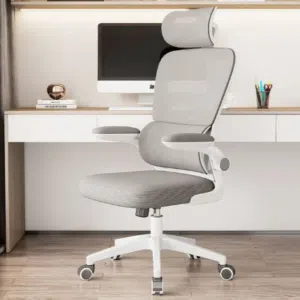AA- GIO Manager Headrest White Gray Chair