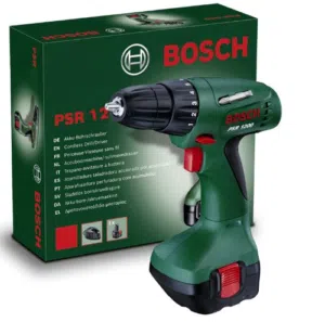 المنتج: مثقاب ومفك براغي لاسلكي من ماركة Bosch طراز PSR 960.  المواصفات الرئيسية: يعمل ببطارية بقوة