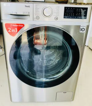 LG 9kg frontload 2 in 1 washer+dryer for sale