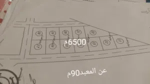 قطع ارض للبيع  غبين   بني وليد