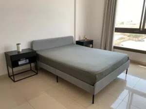 160x200 cm Modern Bed + 2 Bedside Tables + Mattress