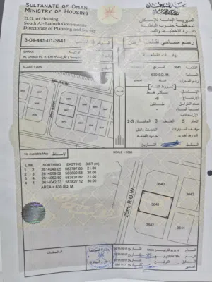الدهس ارض من المالك وسطية 630م