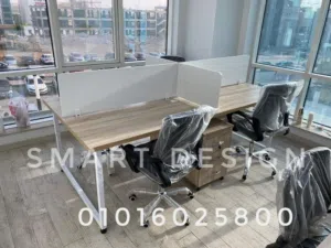 مكاتب موظفين خشب mdf اسباني متاح جميع الالوان والمقاسات