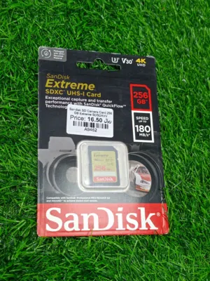 SANDISK MEMORY CARD 256GB EXTREME