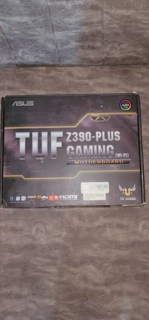 للبيع: مذر بورد ASUS TUF Gaming Z390-Plus WiFi (بحالة الجديدة - استخدام 3 أيام فقط)