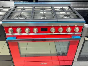 Smeg Top Gas Oven Electric 6 Burnals