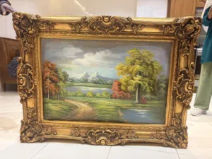 برواز صالون ذهبي 90x120 سم